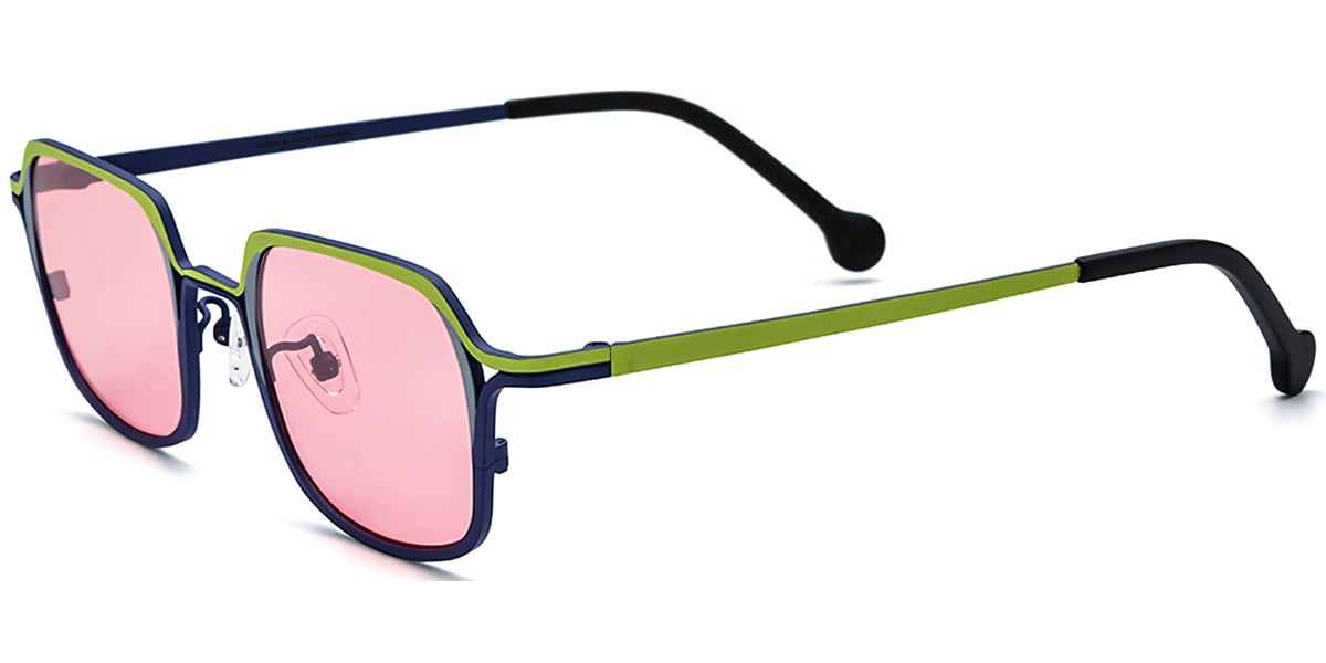 Titanium Rectangle Sunglasses SG7315