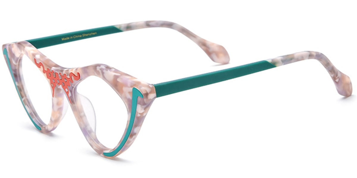 Acetate Cat Eye Frame F6898