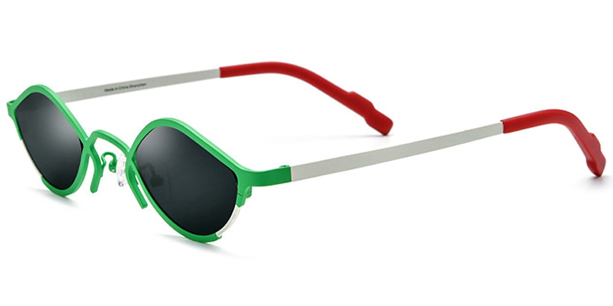 Titanium Geometric Sunglasses SG6804