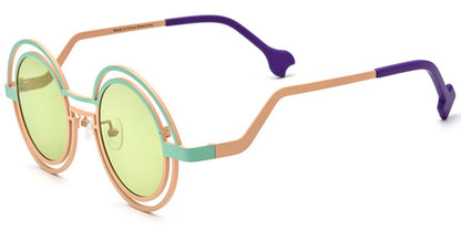 Titanium Round Sunglasses SG6785