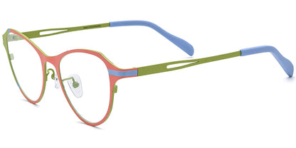 Titanium Cat Eye Frame F7405