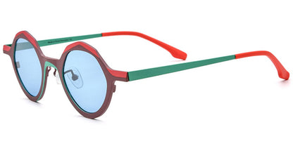 Titanium Geometric Sunglasses SG6435