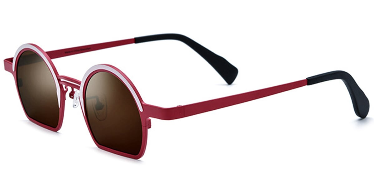 Titanium Geometric Sunglasses SG7022