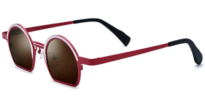 Titanium Geometric Sunglasses SG7022
