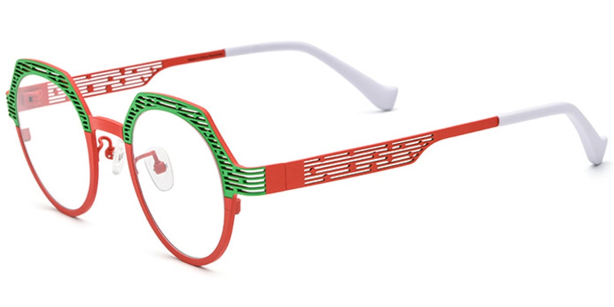 Titanium Geometric Frame F6725