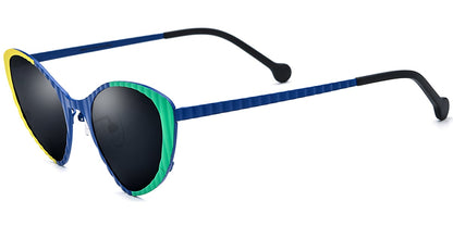 Titanium Cat Eye Sunglasses SG7392