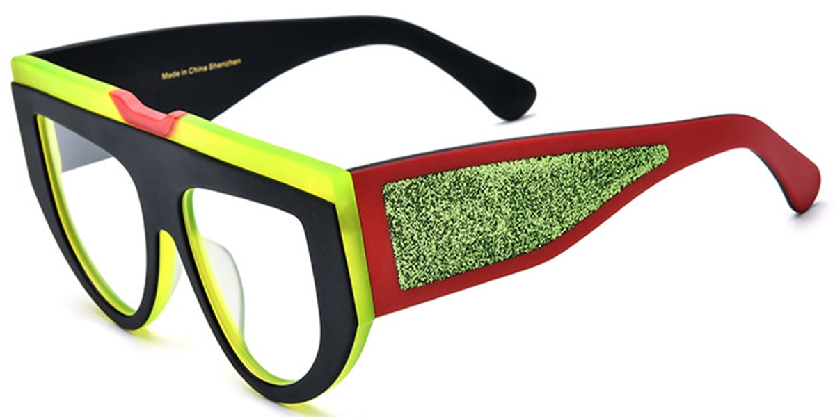 Acetate Geometric Frame F6848