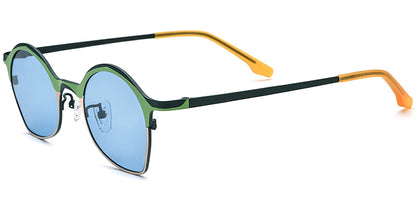 Titanium Geometric Sunglasses SG7311