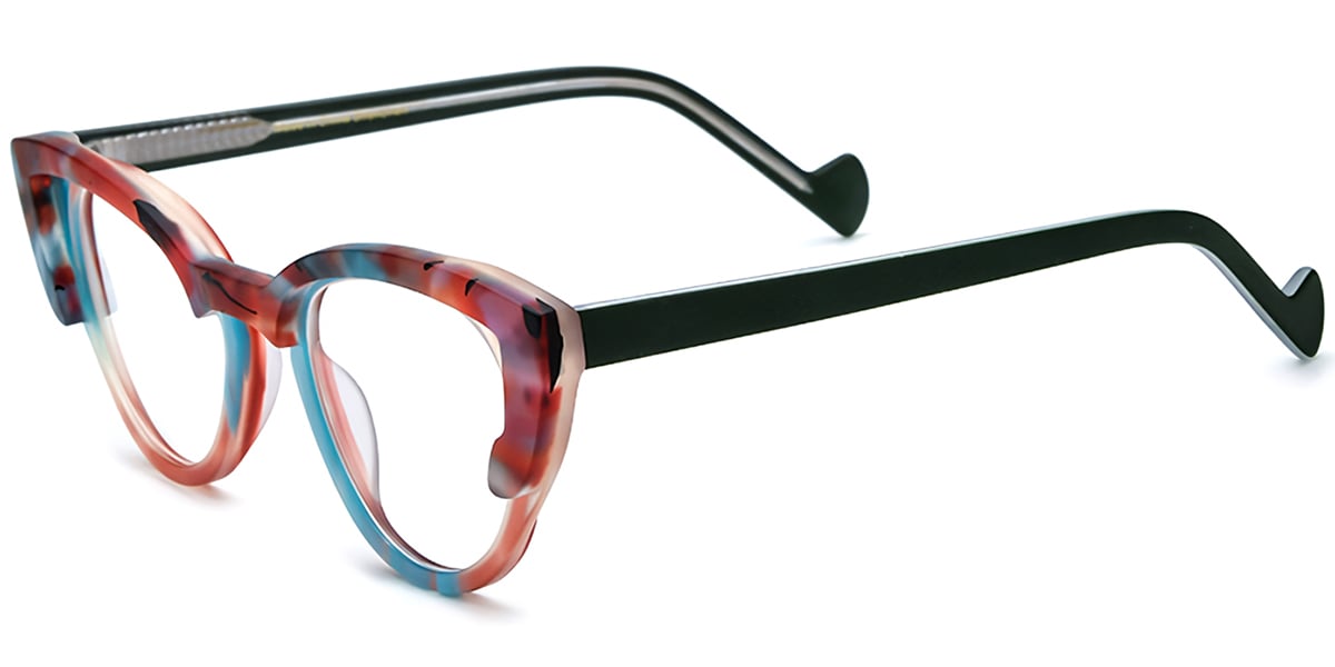 Acetate Cat Eye Frame F7541