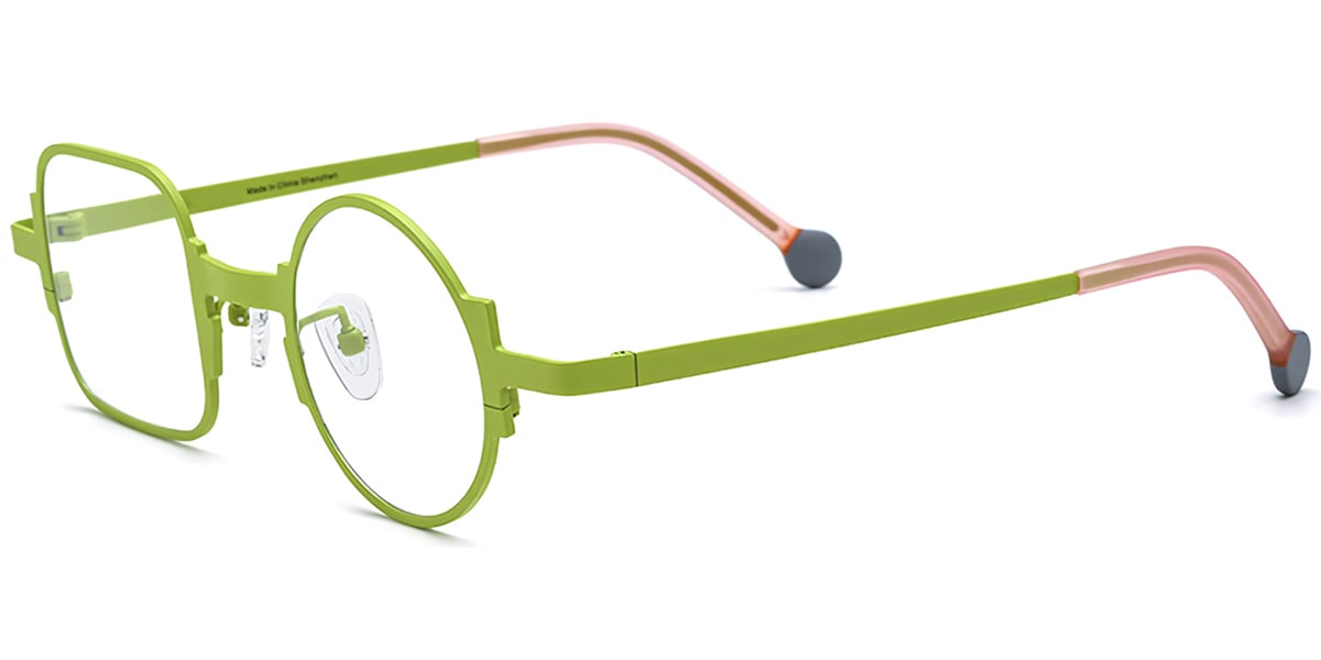 Titanium Geometric Frame F7167