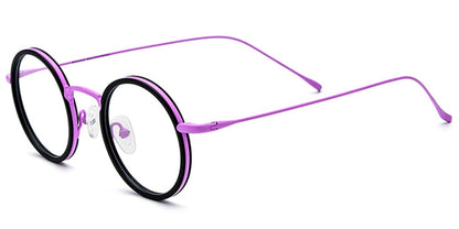 Acetate TR Round Frame F7041
