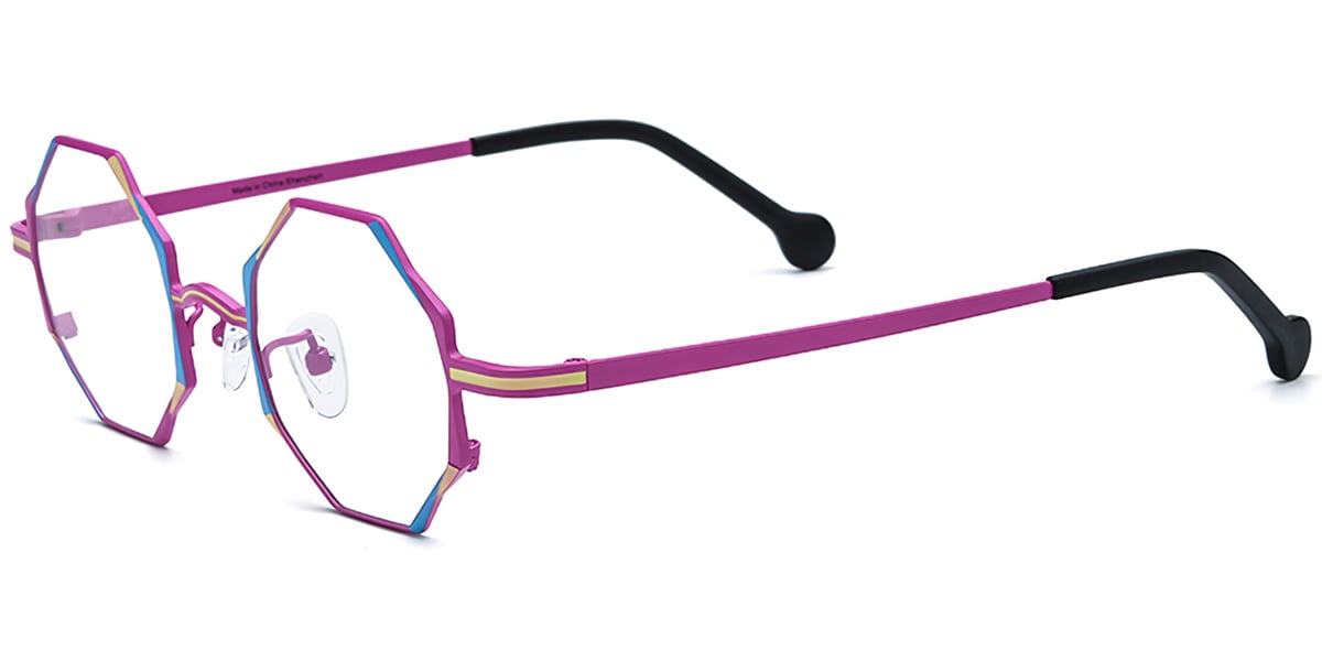 Titanium Geometric Frame F7293