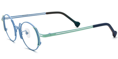 Titanium Round Frame F7047
