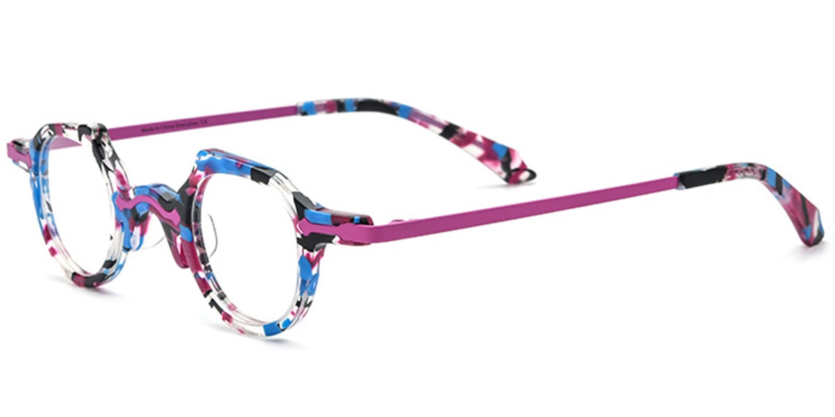 Acetate Geometric Frame F6056
