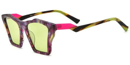 Acetate Geometric Sunglasses SG6676