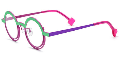 Titanium Round Frame F6870