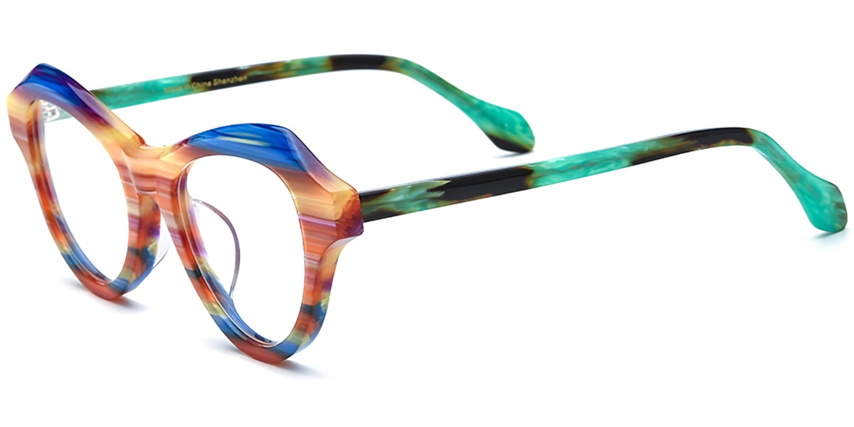 Acetate Cat Eye Frame F7568