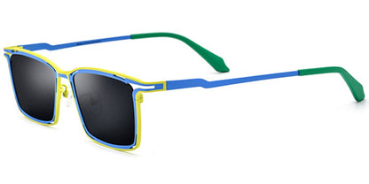 Titanium Rectangle Sunglasses SG6724