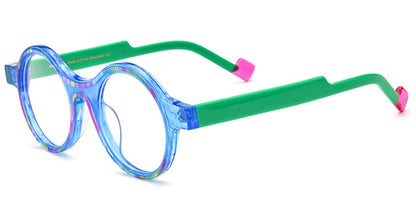 Acetate Round Frame F6398