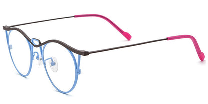 Titanium Cat Eye Frame F7042
