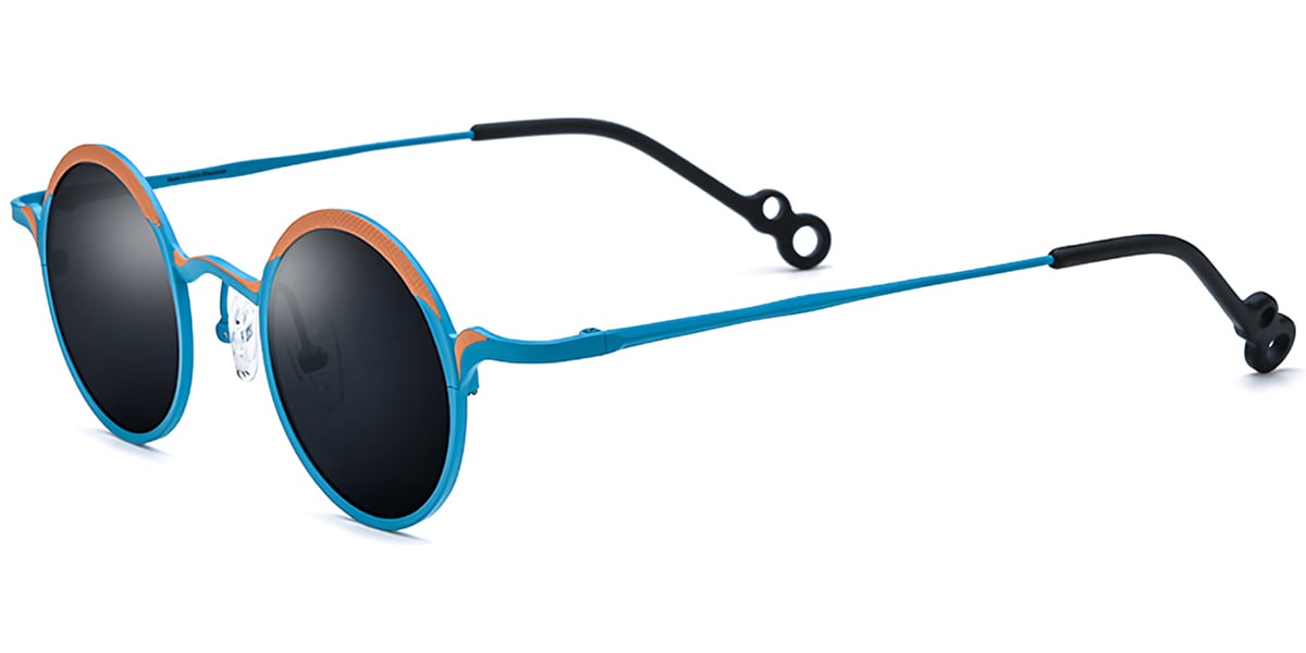 Titanium Round Sunglasses SG7309