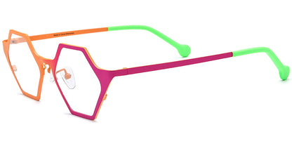 Titanium Geometric Frame F7326