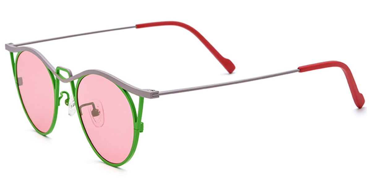 Titanium Cat Eye Sunglasses SG7043