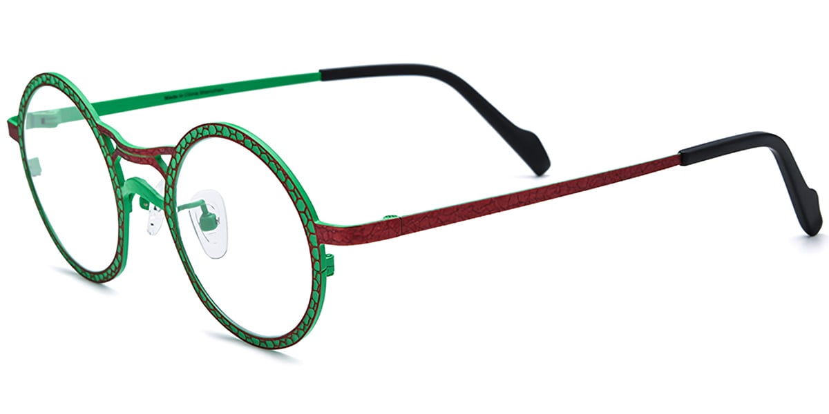 Titanium Round Frame F7401