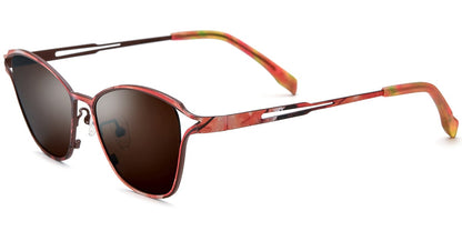 Titanium Cat Eye Sunglasses SG8126