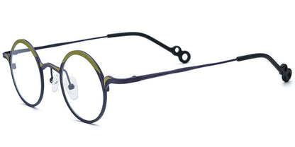 Titanium Round Frame F7049