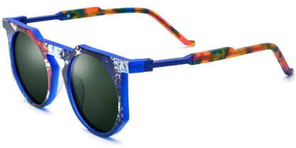 Acetate Geometric Sunglasses SG8083