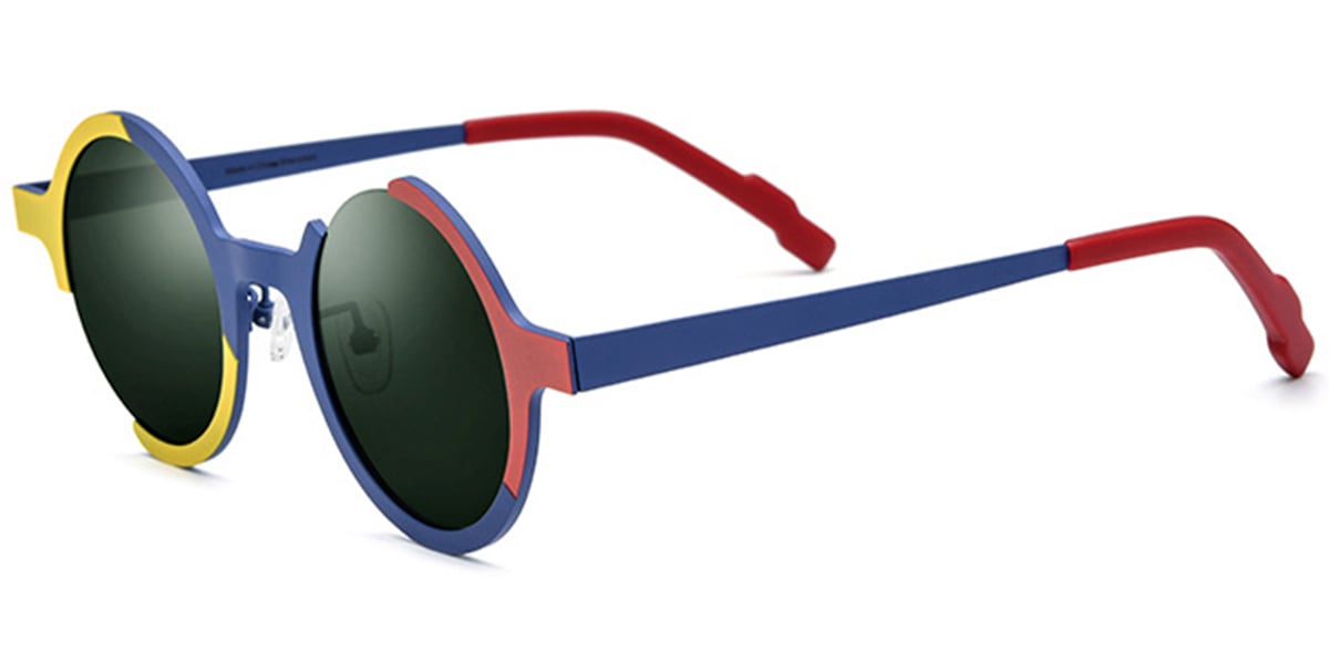 Titanium Round Sunglasses SG6800