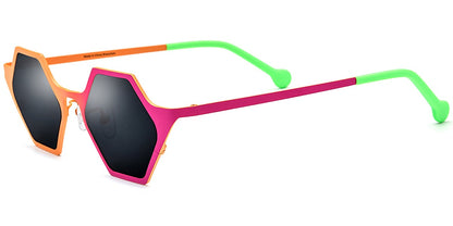 Titanium Geometric Sunglasses SG7333