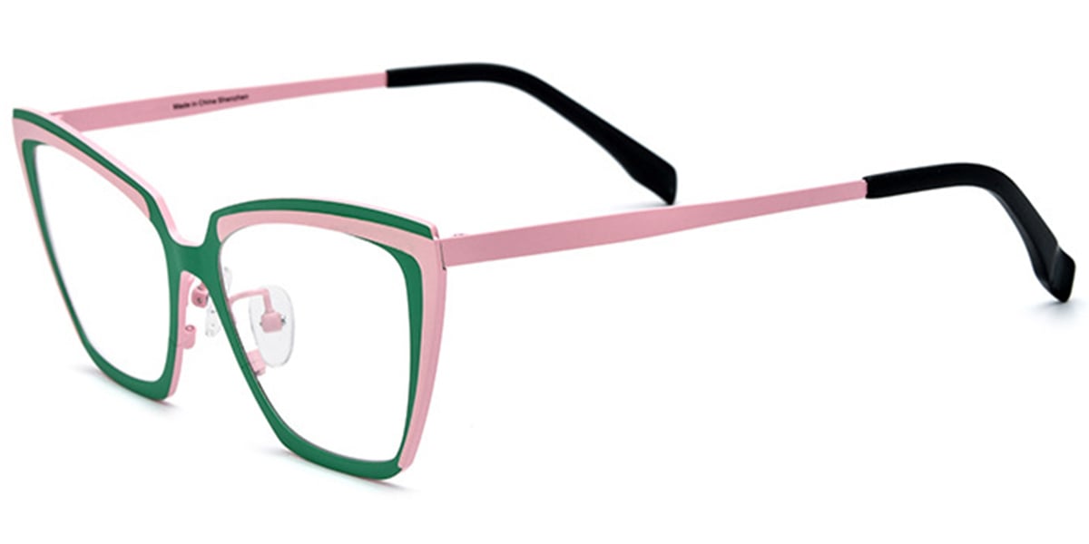 Titanium Cat Eye Frame F6801