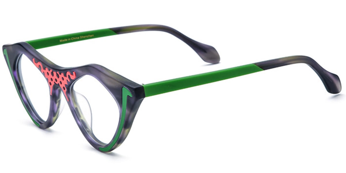 Acetate Cat Eye Frame F6898