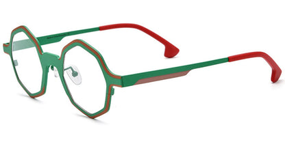 Titanium Geometric Frame F6437