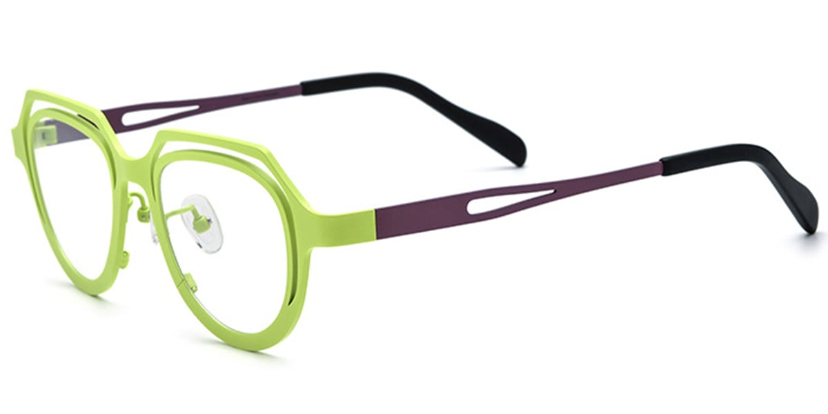 Titanium Geometric Frame F6903