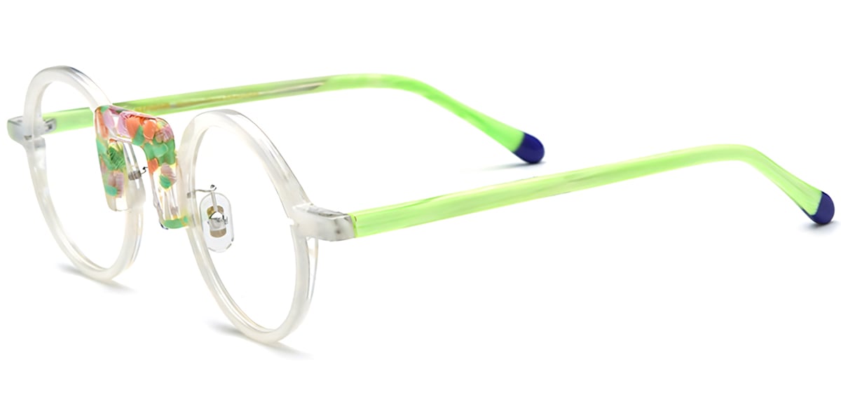 Acetate Round Frame F7296