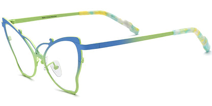 Titanium Cat Eye Frame F7299