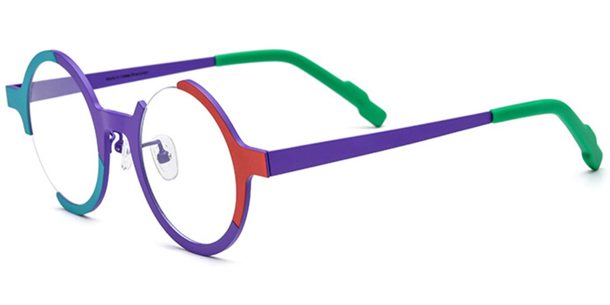 Titanium Round Frame F6799