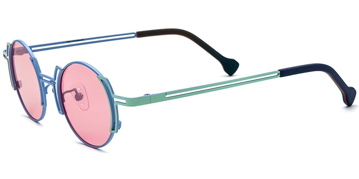 Titanium Round Sunglasses SG7308