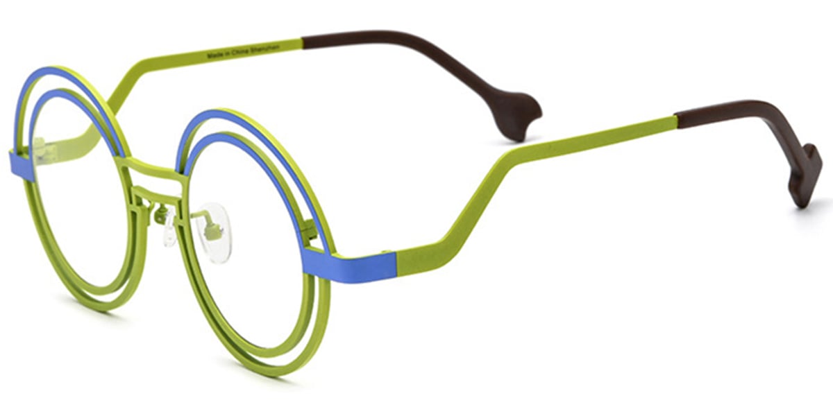 Titanium Round Frame F6784