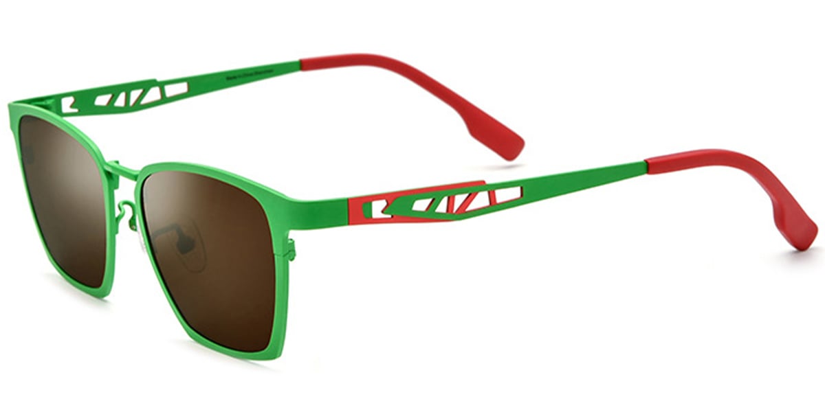 Titanium Rectangle Sunglasses SG7040