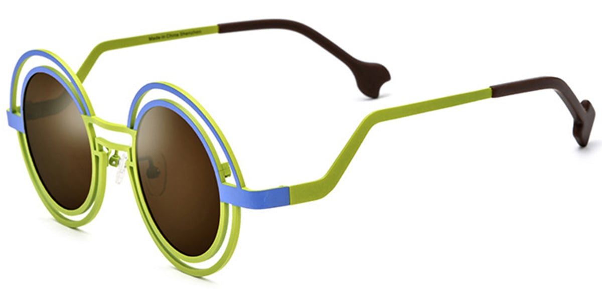 Titanium Round Sunglasses SG6785