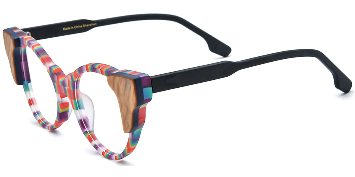 Acetate Cat Eye Frame F7324