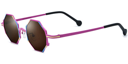 Titanium Geometric Sunglasses SG7306
