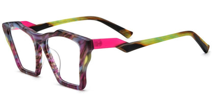 Acetate Geometric Frame F6675