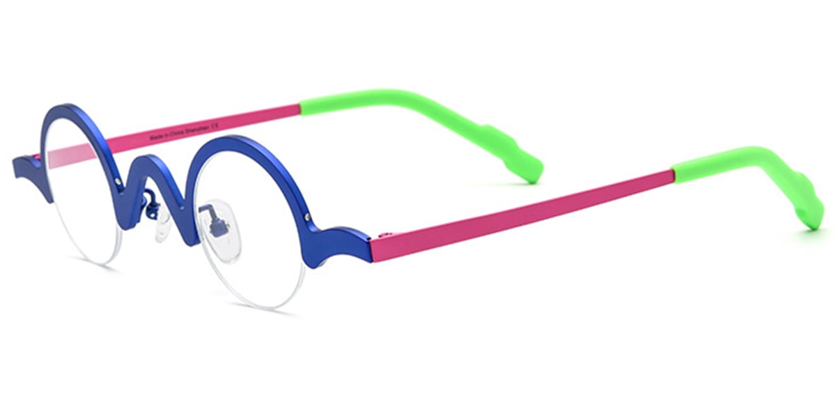 Titanium Round Frame F6369