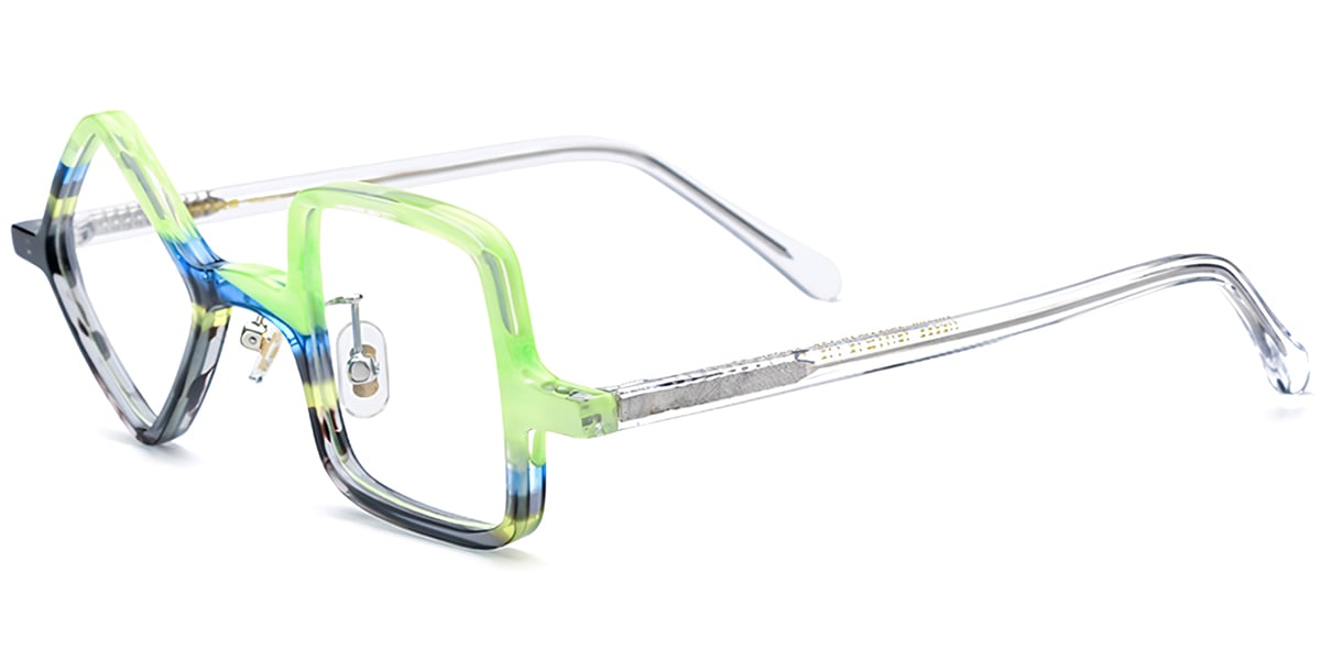 Acetate Geometric Frame F7730