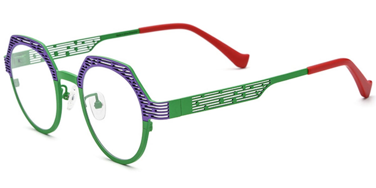 Titanium Geometric Frame F6725